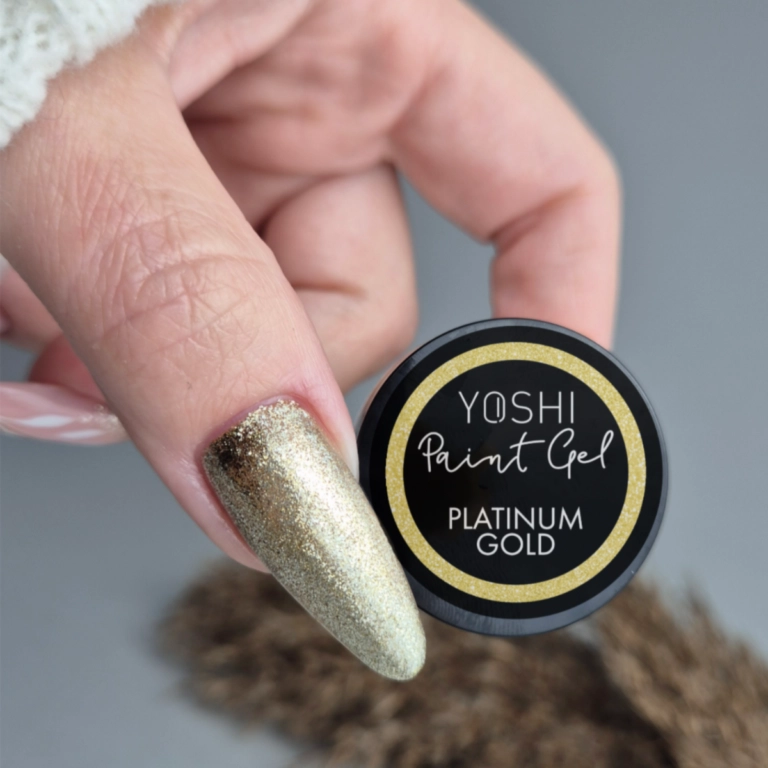 Paint Gel Yoshi UV LED 5 ml – Platinum Gold Paint Gel Yoshi UV LED 5 ml – Platinum Gold