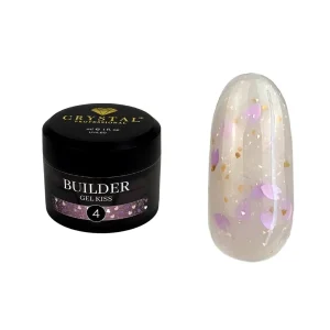Builder Gel KISS №4 Crystal Professional HEMA & TPO Free
