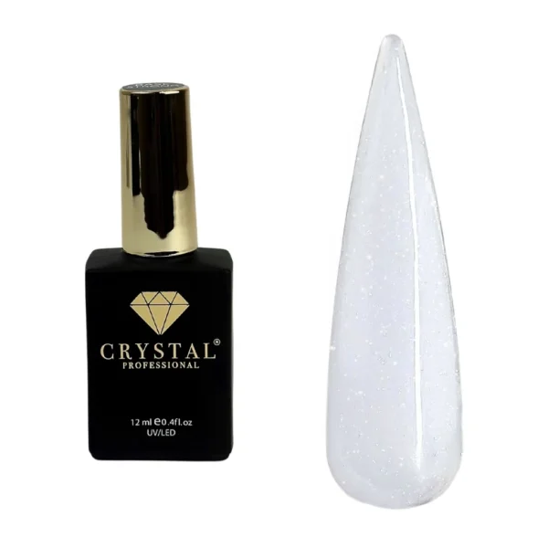 Crystal Base Shimmer №4 HEMA & TPO Free 12ml jasna baza do paznokci z drobinką jasna baza do paznokci z drobinką