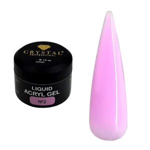 Crystal Liquid Acryl Gel №2 HEMA & TPO Free 15ml