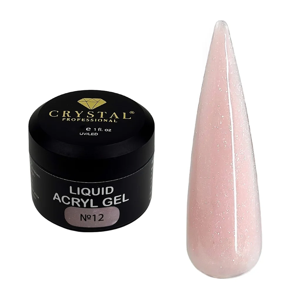Crystal Liquid Acryl Gel №12 HEMA & TPO Free 30ml