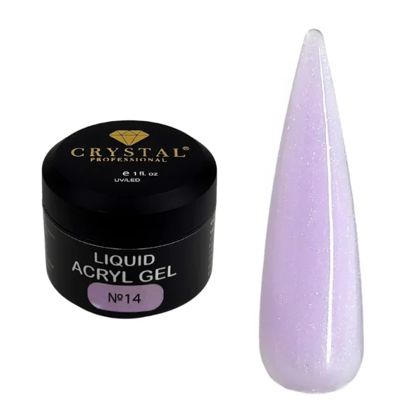 Crystal Liquid Acryl Gel №14 30ml akrylowy żel do paznokci akrylowy żel do paznokci