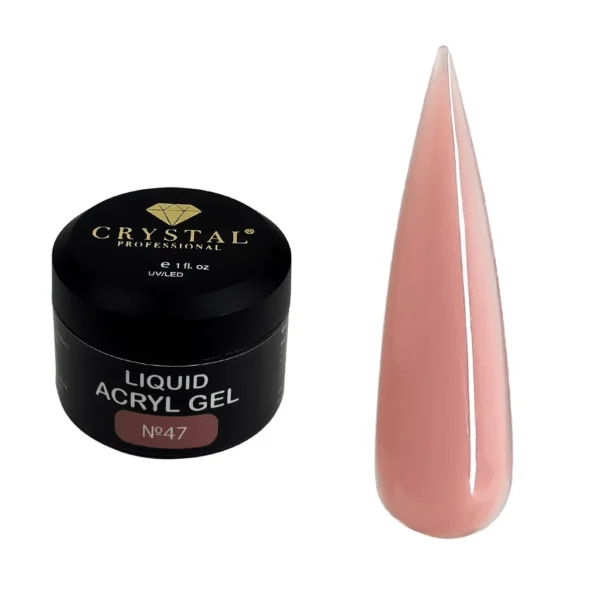 Crystal Liquid Acryl Gel №47 HEMA & TPO Free 30ml
