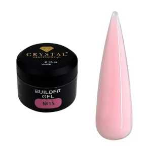 Crystal Builder Gel №15 HEMA & TPO Free 30ml