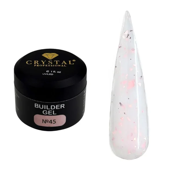 Crystal Builder Gel №45 HEMA & TPO Free 30ml Crystal Builder Gel №45 HEMA & TPO Free 30ml