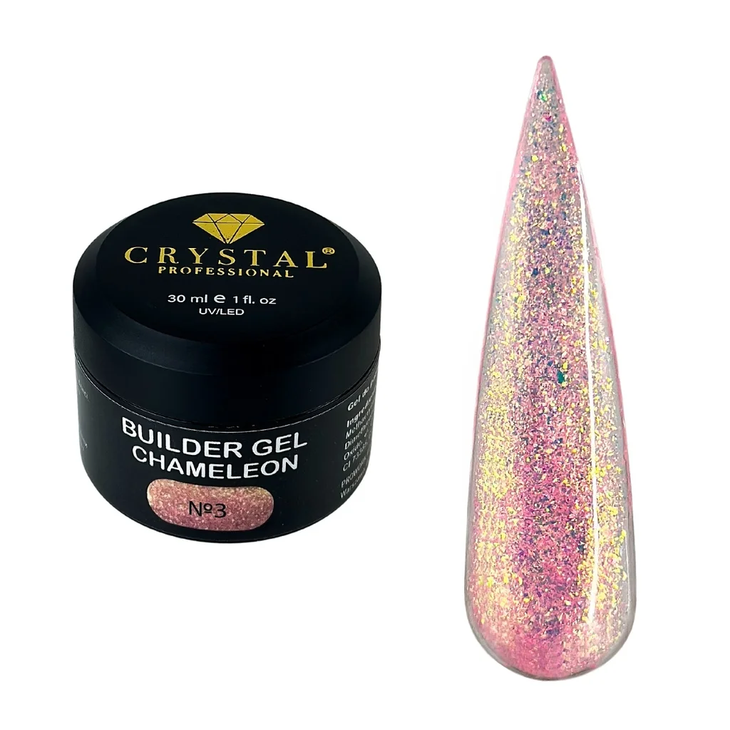 Crystal Builder Gel Chameleon №3 HEMA & TPO Free 15ml