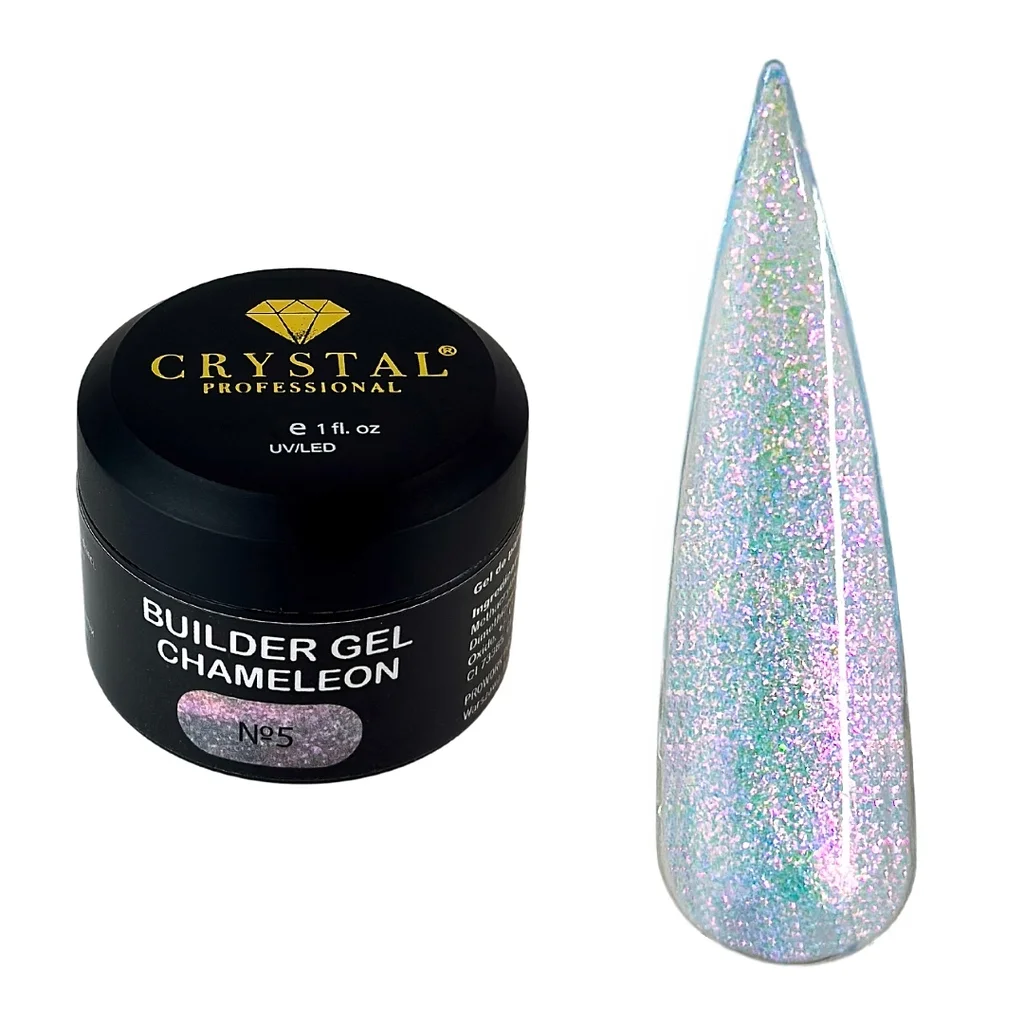 Crystal Builder Gel Chameleon №5 HEMA & TPO Free 15ml Crystal Builder Gel Chameleon №5 HEMA & TPO Free 15ml