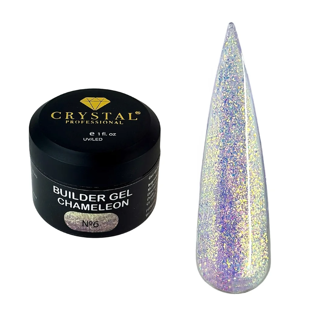 Crystal Builder Gel Chameleon №6 HEMA & TPO Free 15ml