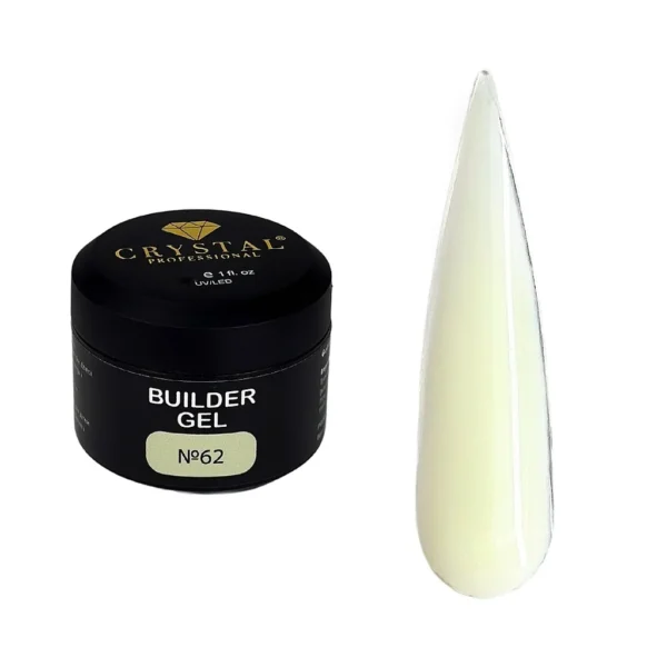 Crystal Builder Gel №62 HEMA & TPO Free 30ml Crystal Builder Gel №62 HEMA & TPO Free 30ml