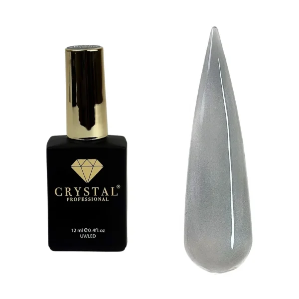 Crystal Base Korean Cat №5 HEMA & TPO Free metaliczna baza do paznokci z pyłkiem metaliczna baza do paznokci z pyłkiem