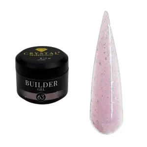 Crystal Builder Gel №63 HEMA & TPO Free 30ml