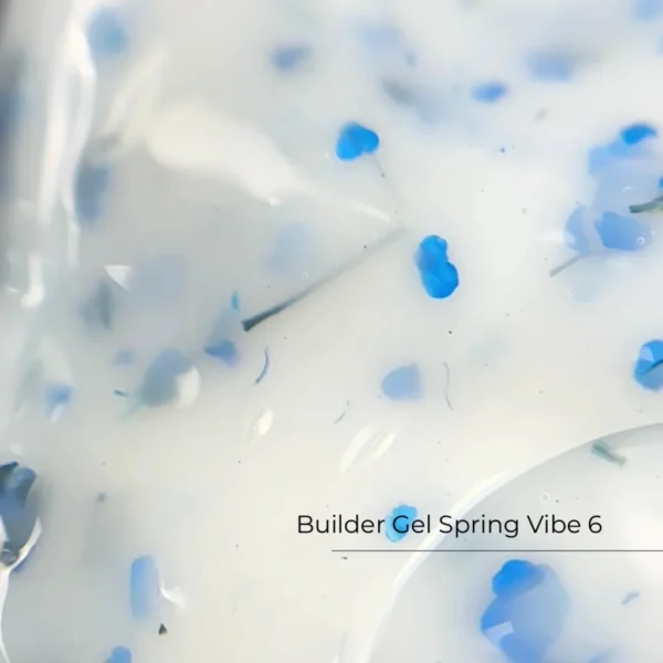 Crystal Builder Gel Spring Vibe №6 15ml żel do paznokci z kwiatkami Crystal Builder Gel Spring Vibe №6 15ml żel do paznokci z kwiatkami