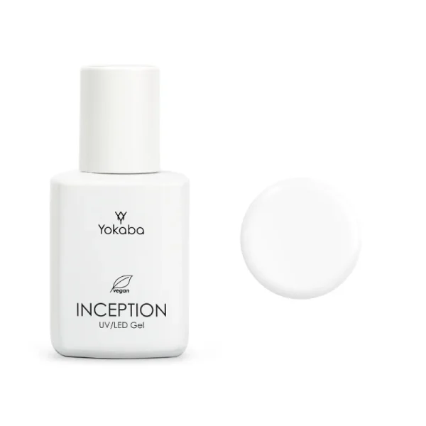 Żel budujący Yokaba 04 CRYSTAL WHITE - INCEPTION UV/LED GEL 30 ML