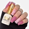 Lakier brokatowy z efektem Flash, hybrydowy Nailsology, Super Violet 127, 8ml