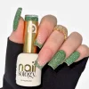 Lakier Hybrydowy z efektem Flash, brokatowy, Nailsology, Green Twilight 128, 8ml