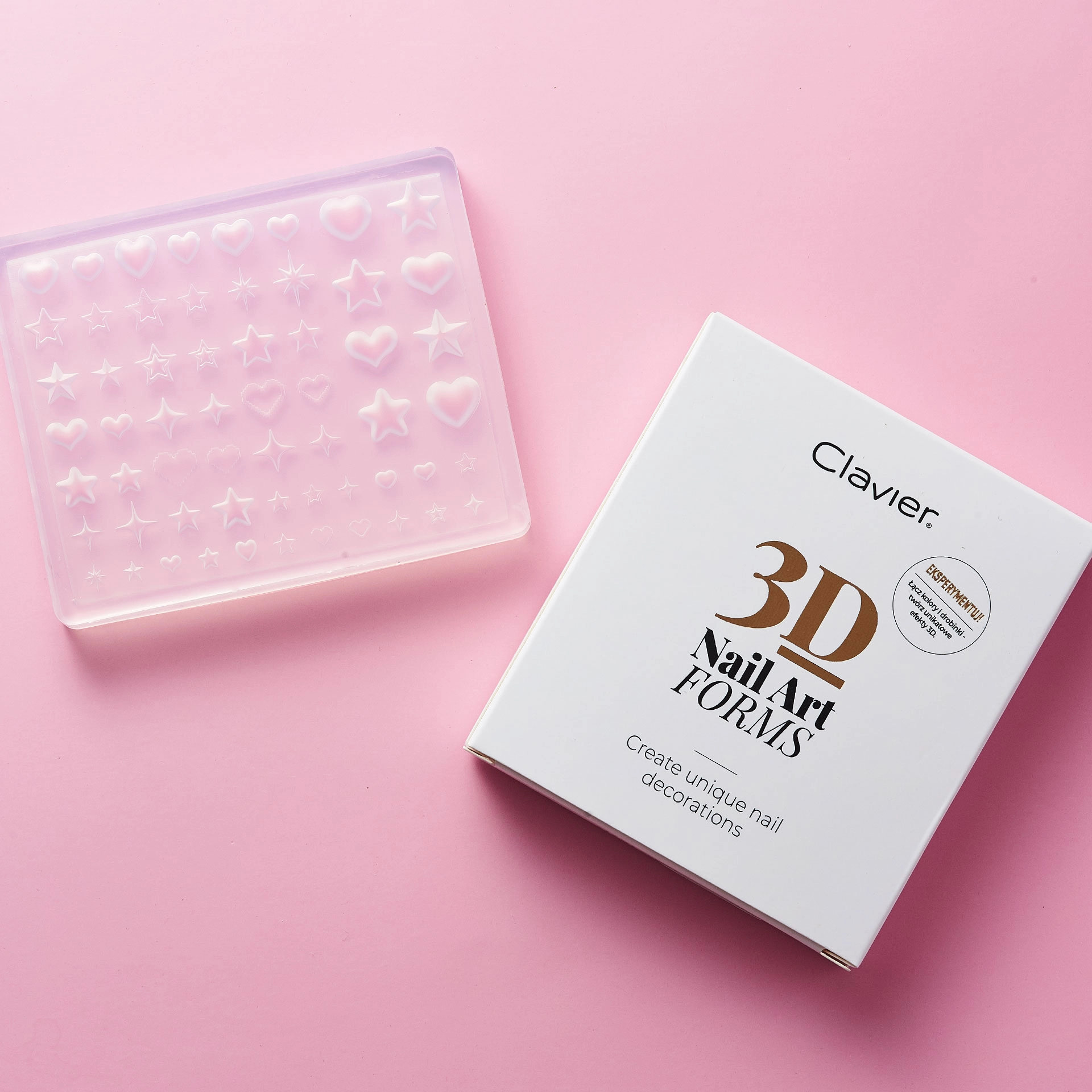 Formy silikonowe do ozdób 3D Nail Art Forms, nr.05 Clavier