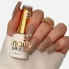 Lakier brokatowy z efektem Flash, hybrydowy Nailsology, Rose Goddess 121, 8ml