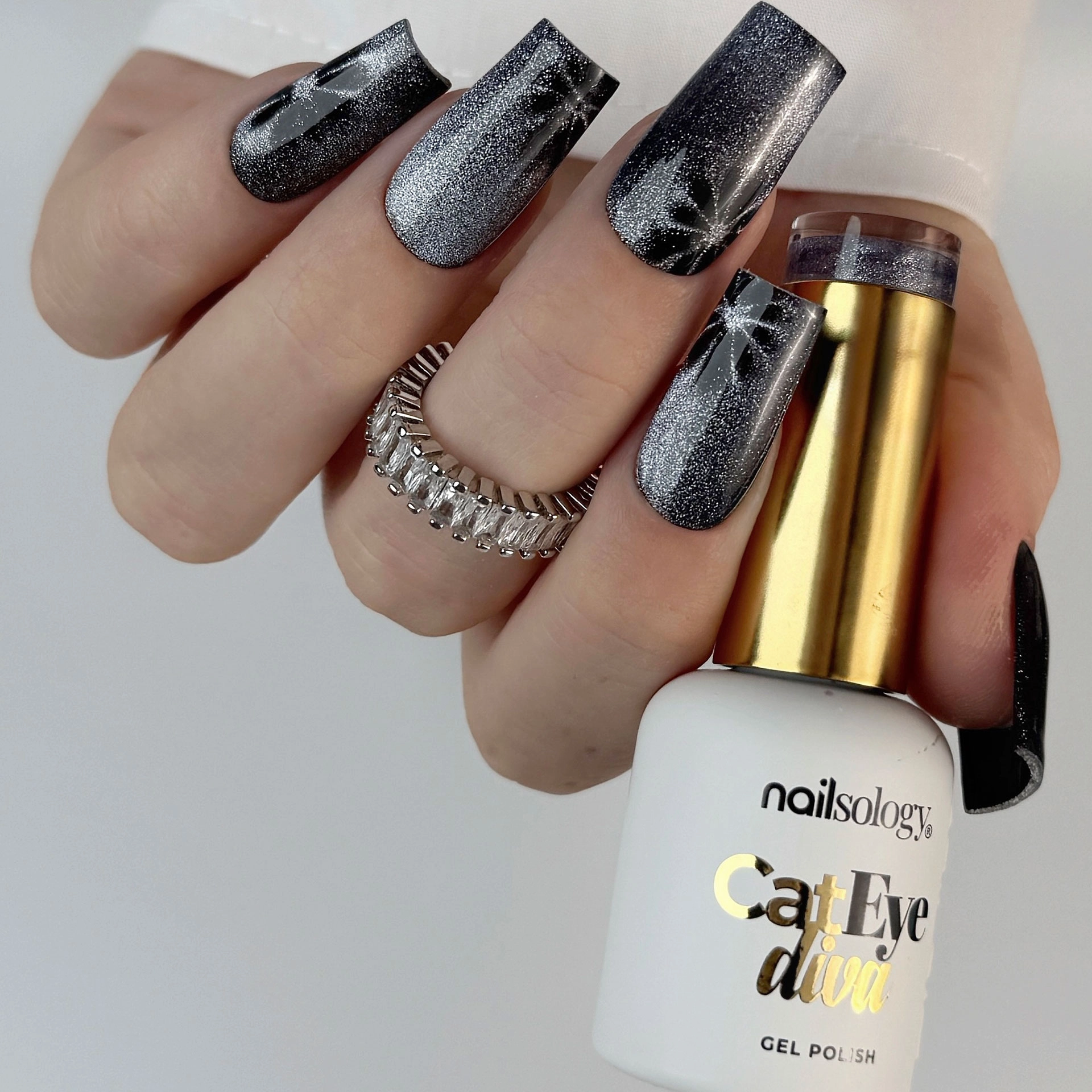 Lakier hybrydowy Nailsology Cat Eye Diva, C08 „Cat Fiction”, nails, manicure, 8ml Lakier hybrydowy Nailsology Cat Eye Diva, C08 „Cat Fiction”, nails, manicure, 8ml