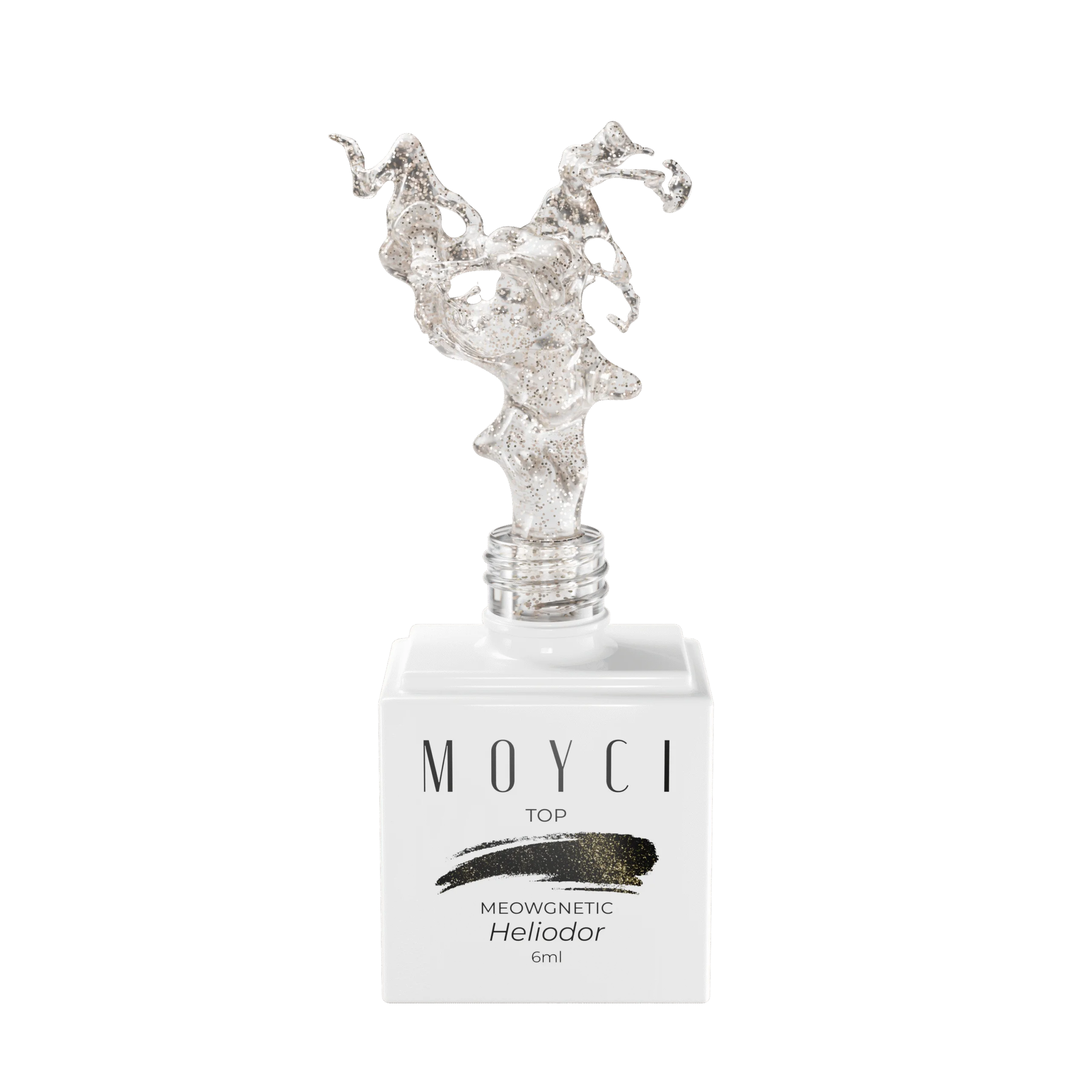 Moyci Top MEOWGNETIC – Heliodor Moyci Top MEOWGNETIC – Heliodor Lakier nabłyszczający NO WIPE 6ml