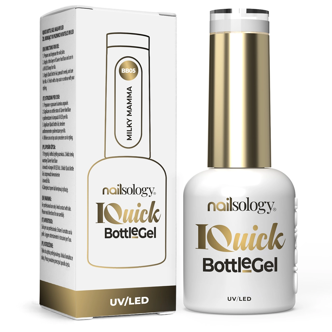 Clavier Milky Mamma BB05 Żel budujący do paznokci w butelce 8ml Żel budujący do paznokci w butelce