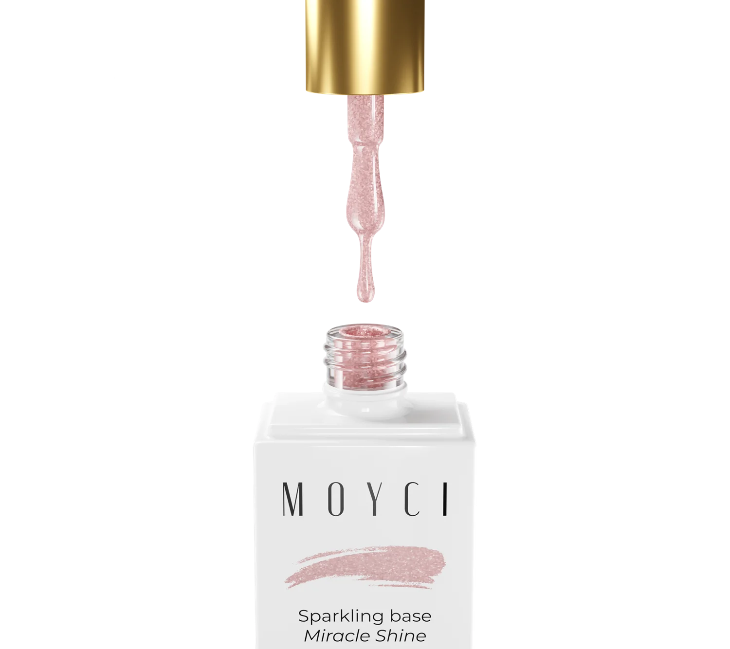 Moyci Sparkling base MIRACLE SHINE – baza hybrydowa 6 ml Moyci Sparkling base MIRACLE SHINE – baza hybrydowa 6 ml