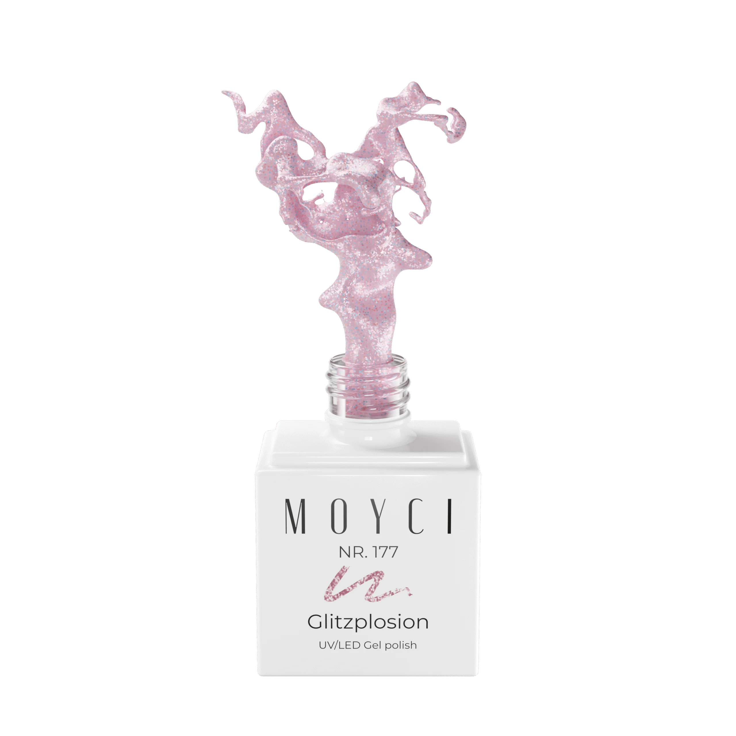 Moyci Glitzplosion Lakier Hybrydowy Moyci 6ml – 177 Moyci Glitzplosion Lakier Hybrydowy Moyci 6ml – 177