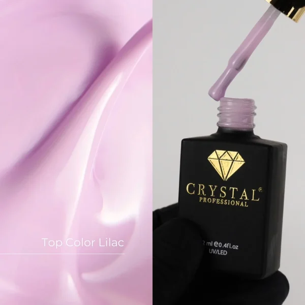 Crystal Professional Top Lilac – kamuflujący 12ml