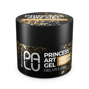 PALU Żel do zdobień paznokci PRINCESS ART GEL - GOLDEN AURORA - 10g