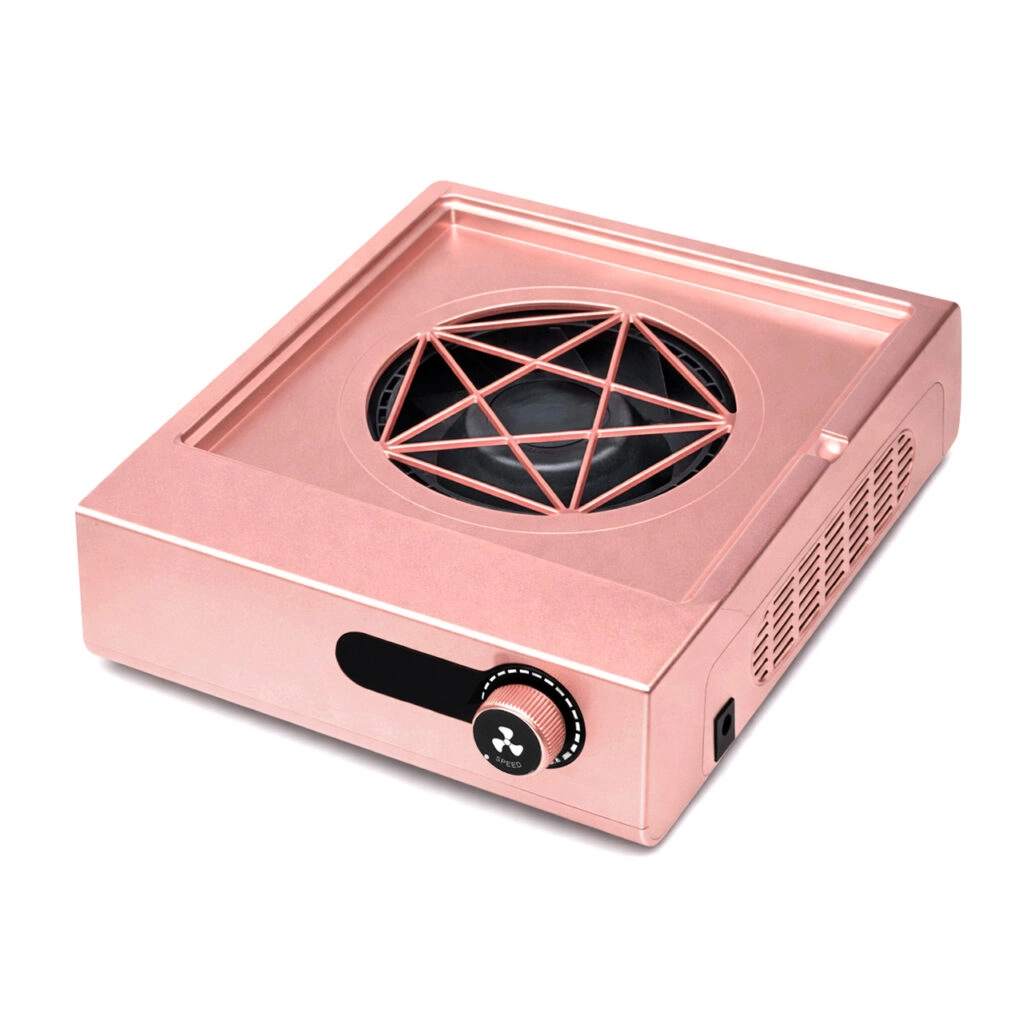 pochlaniacz-V8700-1024x1024 Profesjonalny pochłaniacz pyłu do paznokci V8700 – 24W, 3800 rpm, Clavier Rose Gold