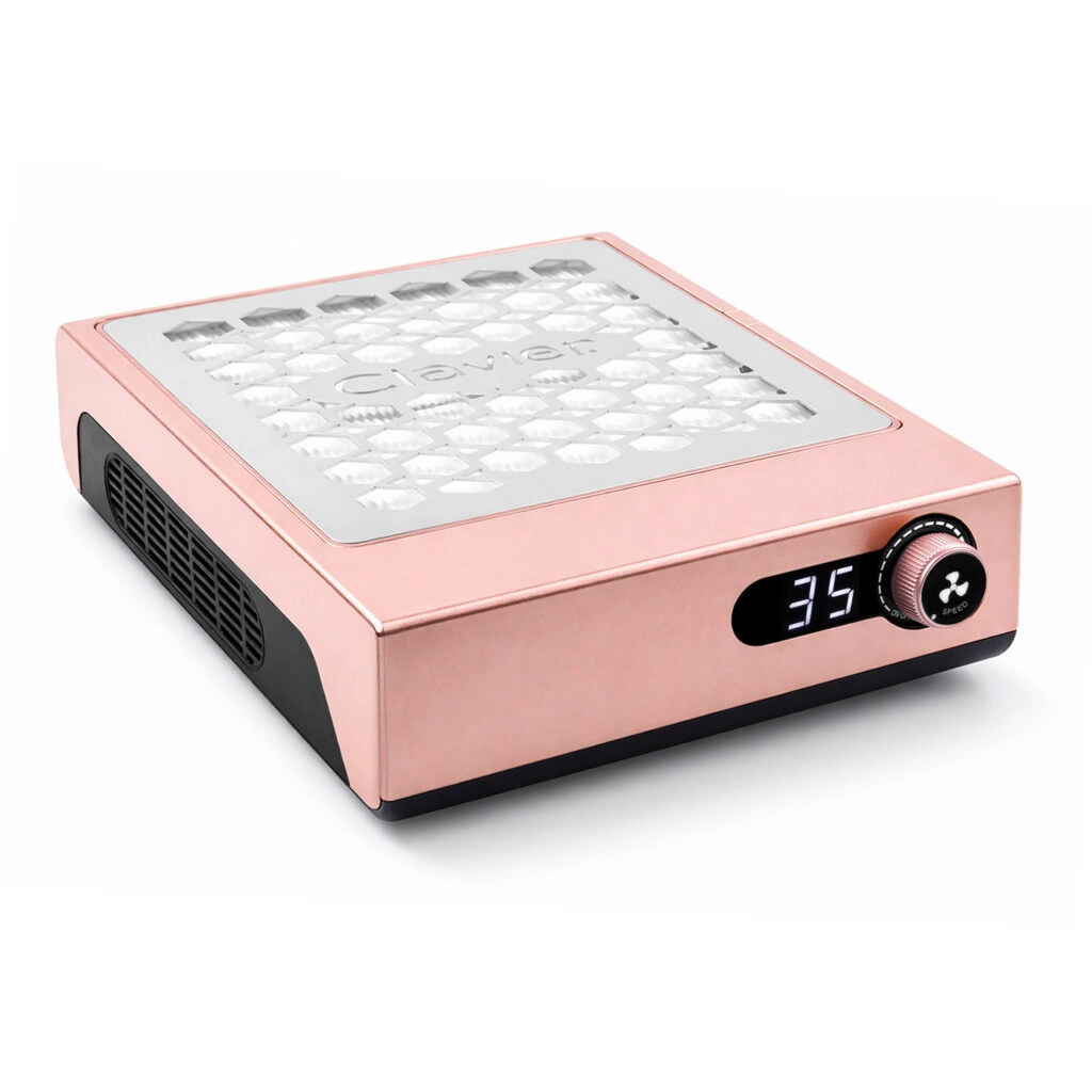 Profesjonalny pochłaniacz pyłu do paznokci V8700 – 24W, 3800 rpm, Clavier Rose Gold