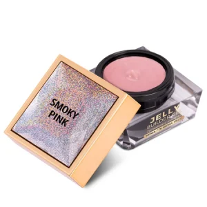Molly Nails Smoky Pink Budujący gęsty żel twardy galaretka Jelly Builder Gel