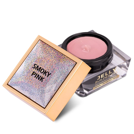Molly Nails Smoky Pink Budujący gęsty żel twardy galaretka Jelly Builder Gel 50g Molly Nails Smoky Pink Budujący gęsty żel twardy galaretka Jelly Builder Gel