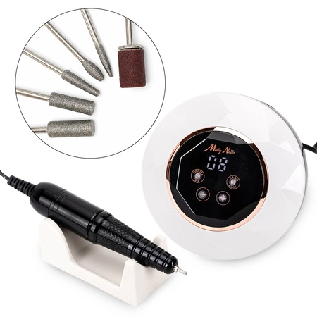 MollyNails Frezarka do paznokci 68W do manicure pedicure biała MollyNails Frezarka do paznokci 68W do manicure pedicure biała M23 50 000 obrotów