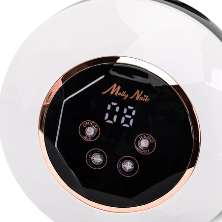 MollyNails Frezarka do paznokci 68W do manicure pedicure biała M23 50 000 obrotów MollyNails Frezarka do paznokci 68W do manicure pedicure biała M23 50 000 obrotów