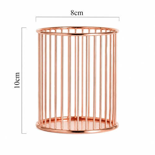 Stojak organizer pojemnik na pędzelki rose gold Nr 5 Stojak organizer pojemnik na pędzelki rose gold Nr 5